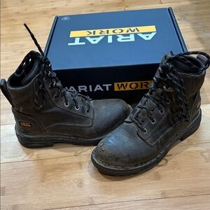 Ariat Dark Brown Work Boots